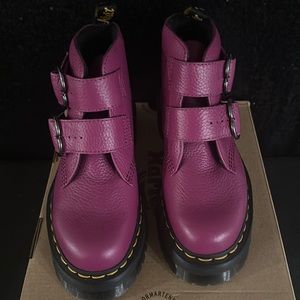 Dr. Martens Women’s Devon Heart Buckle Boot